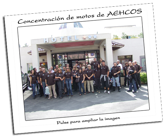 Concentración de motos de AEHCOS